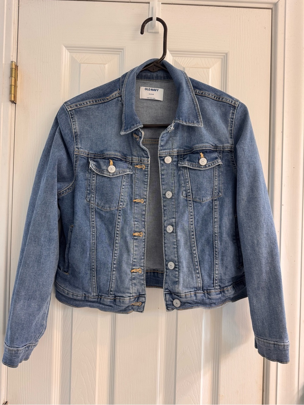 Old Navy Light Blue Denim Jacket with Button Front